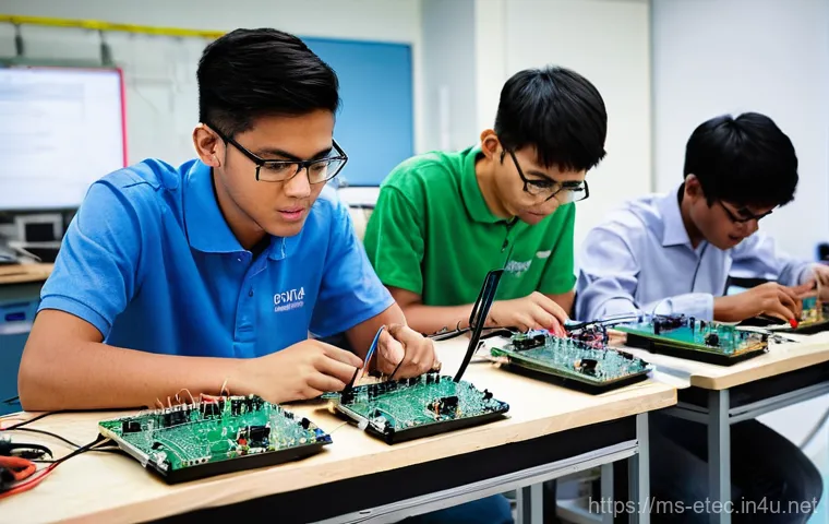 전자기술사와 자격증 취득 성공담 - **Prompt 1: A Malaysian Electronic Technician in an Advanced Industry