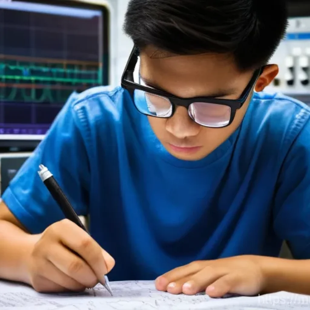 전자기술사 필수 서적 추천 - **Prompt 1: "The Core of Electrical Understanding"**
    A focused young electrical engineering stud...