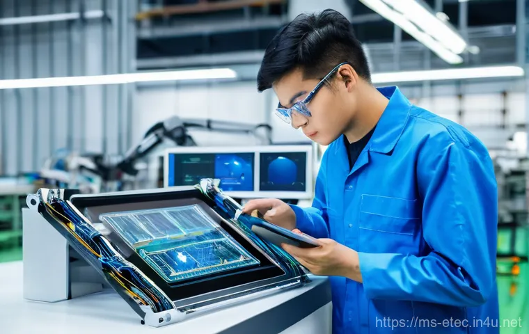 전자기술사 산업별 연봉 비교 - **Prompt 1: Entry-Level Electrical Engineer in a High-Tech Manufacturing Plant**
"A young Malays...