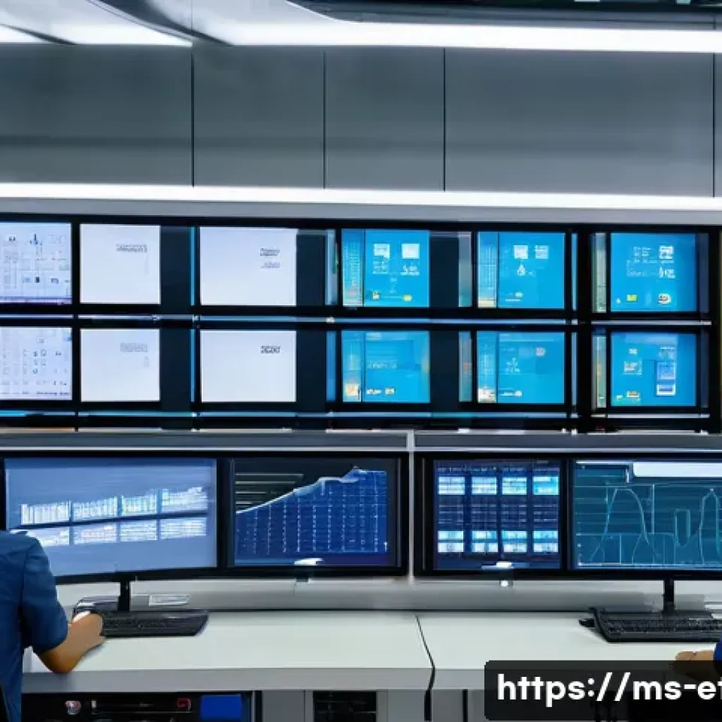 전자기술사와 자동화 설비 관리 경험 - A modern industrial automation control room in a Malaysian electronics manufacturing plant, featurin...